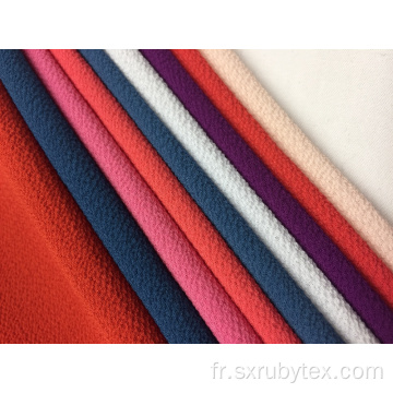 Tissu en mousseline de soie en spandex polyester 75D